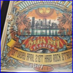 Eagles Jimmy Buffet Scarbossa Concert Poster Art Original Miami Florida 2018