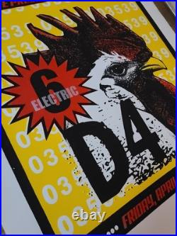 Electric 6 Concert Poster Providence RI 2003 by Pete Cardoso