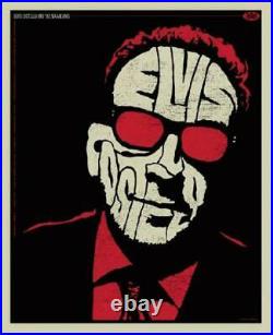 Elvis Costello Tulsa 2009 Concert Poster Todd Slater Silkscreen Original