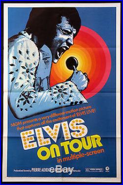 Elvis On Tour Elvis Presley Concert Documentary Matte Finish 1972 1-sheet