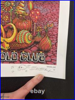 Emek Signed LE 2016 Coachella Bio-Bots 74/100 Rare Silkscreen Concert Poster