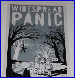 Epic Widespread Panic Concert Poster signed numbered AOMR 1999 Rice Krispies