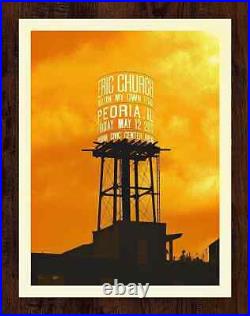 Eric Church Peoria Illinois 2017 Screenprint Concert Poster Print #/150 18x23