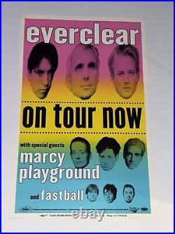 Everclear Fastball Original Concert Poster Old School Boxing Style Neat