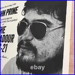 Excellent Original 1973 John Prine Troubadour Concert Series Show Poster