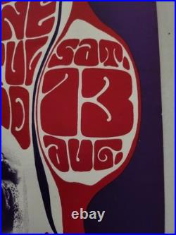 Extremely Rare Original Grateful Dead/Jefferson Airplane Pre- Concert Poster