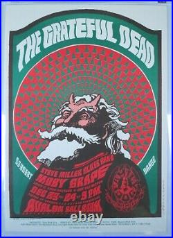 FD 40 OP1 Grateful Dead Concert Poster Moscoso Family Dog Avalon GCG GRADED 9.4
