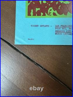 FD Big Brother & the Holding Company The Charlatans Blue Cheer Concert Poster