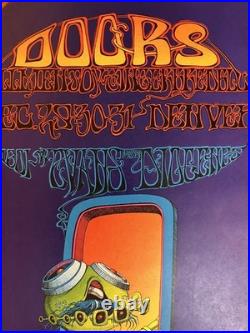 FD-D-18(2) THE DOORS 1967 DENVER GRIFFIN Family Dog Fillmore concert poster SALE FD-D-18(2) THE DOORS 1967 DENVER GRIFFIN Family Dog Fillmore concert poster SALE