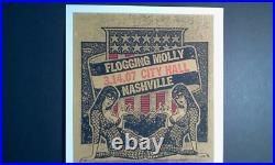 FLOGGING MOLLY SN LE #51/100 Print Mafia NASHVILLE CITY HALL 2007 Concert Poster