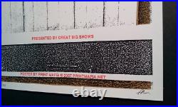 FLOGGING MOLLY SN LE #51/100 Print Mafia NASHVILLE CITY HALL 2007 Concert Poster