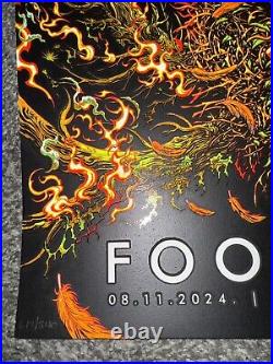 FOO FIGHTERS Los Angeles Concert Poster 8/11/24 BMO Stadium Miles Tsang /840 SE