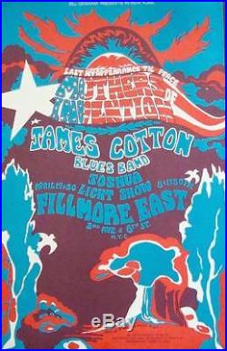 FRANK ZAPPA MOTHERS FE4 FILLMORE EAST 1968 concert poster BILL GRAHAM NM