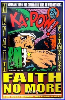 Faith No More Concert Poster 1998 Jermaine Rogers Houston