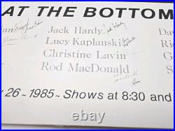 Fast Folk Concert 1985 Poster Signed By all 12 Performers, Rare