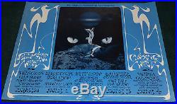 Fillmore West Closing Week Original 1971 Concert Poster Grateful Dead Bg 287