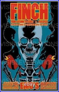 Finch Poster with From Autumn to Ashes & Fivespeed 2003 Concert