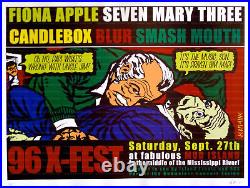 Fiona Apple Concert Poster Memphis 1996 Jermaine Rogers Fiona Apple Concert Poster Memphis 1996 Jermaine Rogers