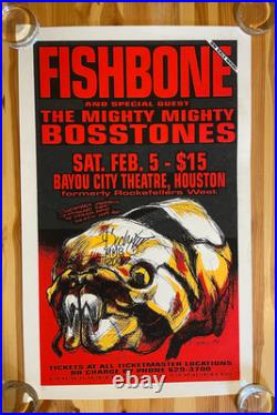 Fishbone & The Mighty Mighty Bosstones 1994 Concert Poster Derek Hess #151/200