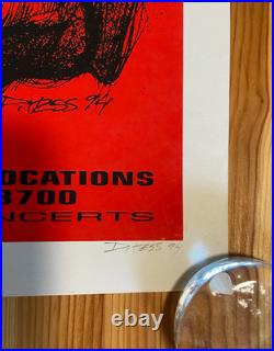 Fishbone & The Mighty Mighty Bosstones 1994 Concert Poster Derek Hess #151/200