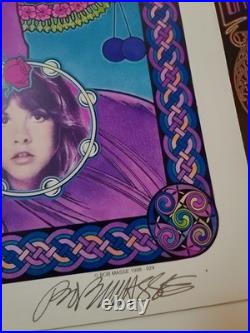 Fleetwood Mac 98 Original Concert Art Print Poster Uncut Sheet Signed Bob Masse