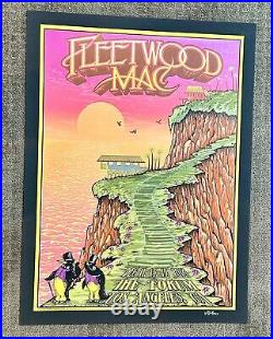 Fleetwood Mac Forum Los Angeles 2018 Original Silkscreen Concert Poster Dubois