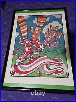 Flight Of The Conchords Concert Poster. 4/30/09 @ The Fox. S/N & Framed