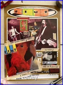 Fluf Wasting Seed ORIGINAL 1993 Promo In Store Concert Poster Cargo Records