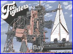 Foo Fighters Concert Poster Cuyahoga Falls Ohio 7/25/2018 Gig Print Learn to Fly