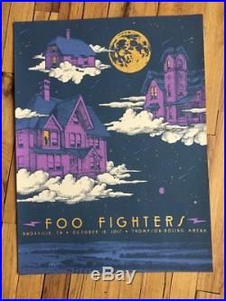Foo Fighters Concert Poster Knoxville TN 10/18/2017 Tennessee Gig Poster Print