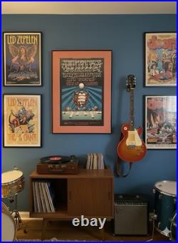 Framed 1968 1st Print Jimi Hendrix Experience Winterland Concert Poster BG 140