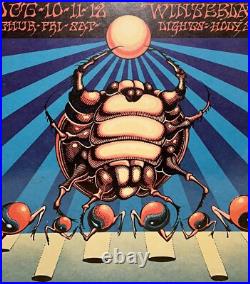 Framed 1968 1st Print Jimi Hendrix Experience Winterland Concert Poster BG 140