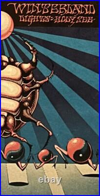 Framed 1968 1st Print Jimi Hendrix Experience Winterland Concert Poster BG 140