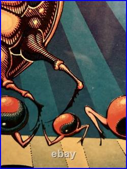 Framed 1968 1st Print Jimi Hendrix Experience Winterland Concert Poster BG 140