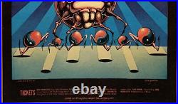 Framed 1968 1st Print Jimi Hendrix Experience Winterland Concert Poster BG 140