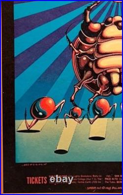 Framed 1968 1st Print Jimi Hendrix Experience Winterland Concert Poster BG 140