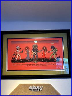 Framed Jerry Garcia Symphonic Celebration Concert Poster, August 3, 2014