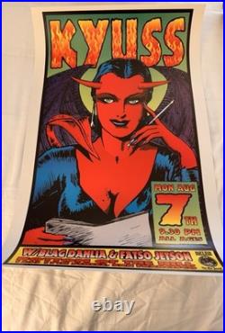 Frank Kozik 1995 Kyuss Concert Poster QOTSA