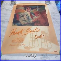 Frank Sinatra Original Duets Concert Sands Nov 1993 Poster