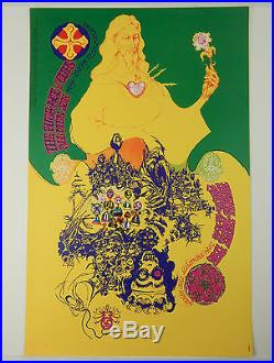 Fugs 1968 Family Dog Avalon Ballroom Concert Psychedelic Poster & Handbill 114-1