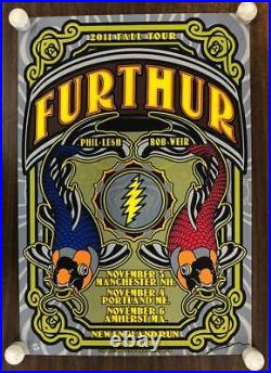 Furthur Grateful Dead New England Tour 2011 Original Concert Poster Silkscreen