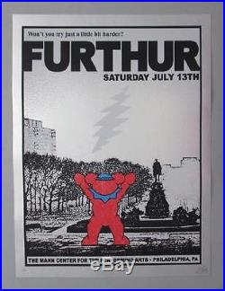 Furthur Grateful Dead Philadelphia 2013 Original Concert Poster Silkscreen Rocky