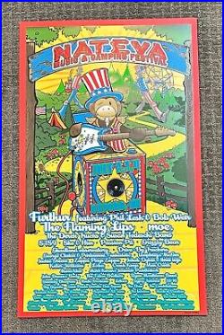 Furthur Sts9 Flaming Lips Nateva 2010 Oxford Me Concert Poster Biffle Silkscreen