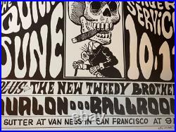 GRATEFUL DEAD 1966 AVALON BALLROOM FAMILY DOG CONCERT POSTER FD-12-2 Wes Wilson
