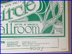 GRATEFUL DEAD 1966 AVALON BALLROOM FAMILY DOG CONCERT POSTER FD-33(3) Stanley