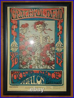 GRATEFUL DEAD 1966 Avalon Ballroom Original Concert Poster FD 26 (3) 3rd Print