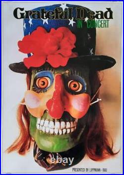 GRATEFUL DEAD 1974 Concert Poster Germany by Gunther Kieser RP GRATEFUL DEAD 1974 Concert Poster Germany by Gunther Kieser RP