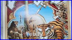 GRATEFUL DEAD EUROPE 1990 Concert Poster Rick Griffin 39 x 27