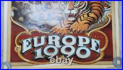 GRATEFUL DEAD EUROPE 1990 Concert Poster Rick Griffin 39 x 27