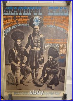 GRATEFUL DEAD Quicksilver Family Dog Concert Poster FD 54 Rick Griffin 1967
